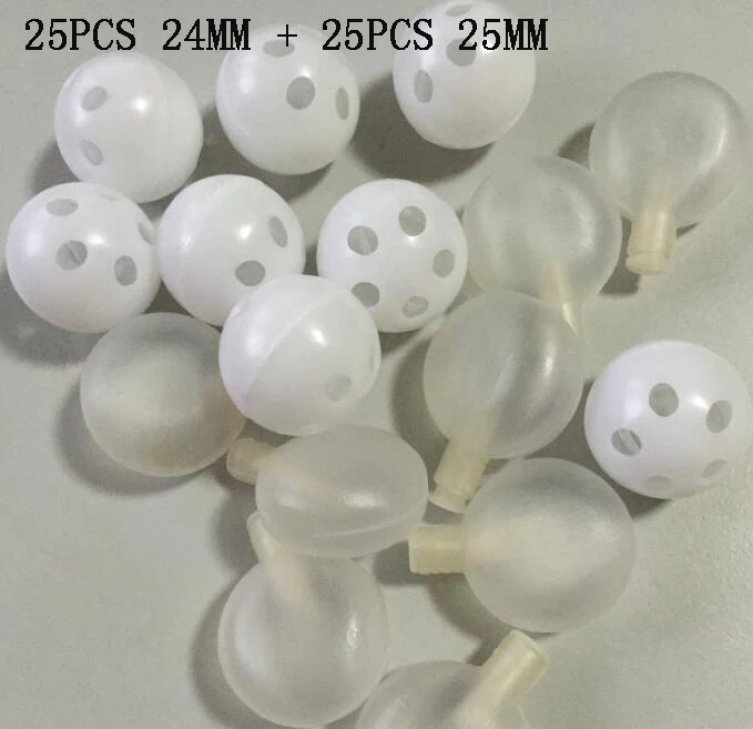 50pcs Mix-and-match Pet dog/ cat Baby Squeakers Rattle Ball Noise Maker Insert Dog Toy