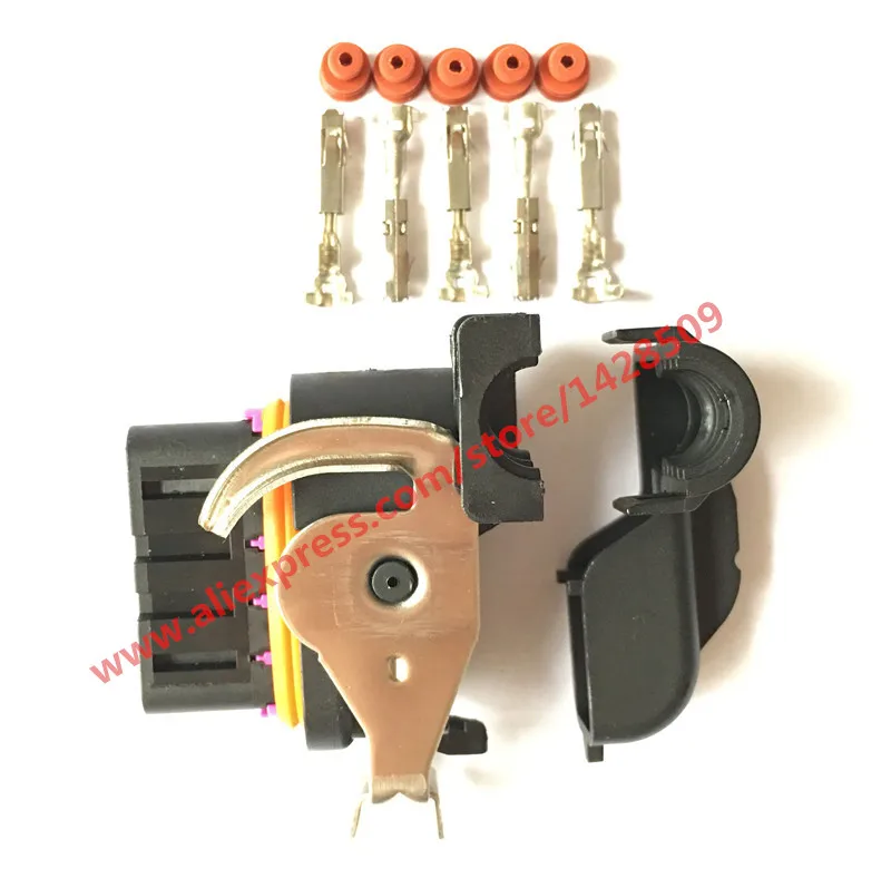 1 Set XL Auto Female Parts Connector Wiper Motor For The Great Wall Geely 5 Pin Lear Waterproof Connector 18242000000