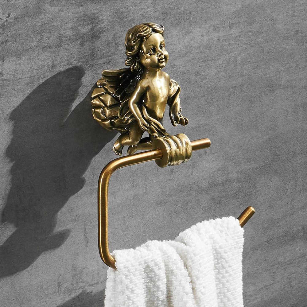 Antique Bronze Bathroom Hardware Accessories Set Towel Ring Robe Hook Toilet Paper Holder Towel Bar Toliet Brush Holder 0782