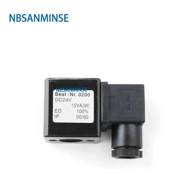 20Pcs/lot 0200 Pneumatic Air Pulse Valve Electrical Solenoid Valve Coil DC12V DC24V AC110V AC220V Series DIN43650A NBSANMINSE