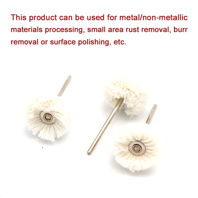 10/20Pcs Polish Buffing Wiel Slijpen Hoofd Katoenen Draad Dremel Wiel Molen Borstel Voor Rotary Slijptol Dremel accessoires
