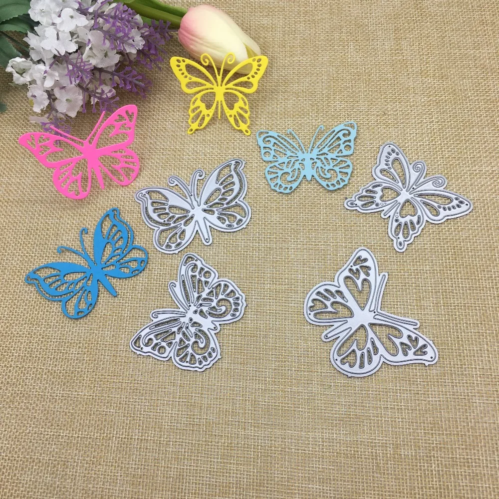 Julyarts 2019 New Butterfly Metal Cutting Dies Stencils for DIY Scrapbooking/Photo Album Decorative Embossing DIY Making Cards