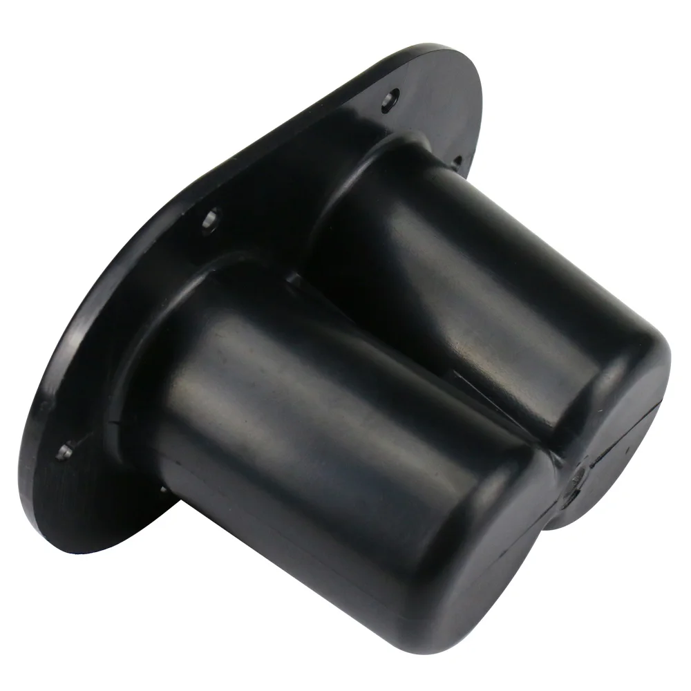 GHXAMP 더블 홀 무대 스피커 스탠드, 하단 아이 ABS 플라스틱 브래킷 시트, 두꺼운 전문 무대 스피커 액세서리, 1 개