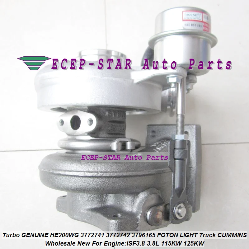 NEW Turbo GENUINE HE200WG 3772741 3772742 3796165 Turbine Original For FOTON LIGHT Truck For CUMMIN ISF3.8 3.8L 115KW 125KW