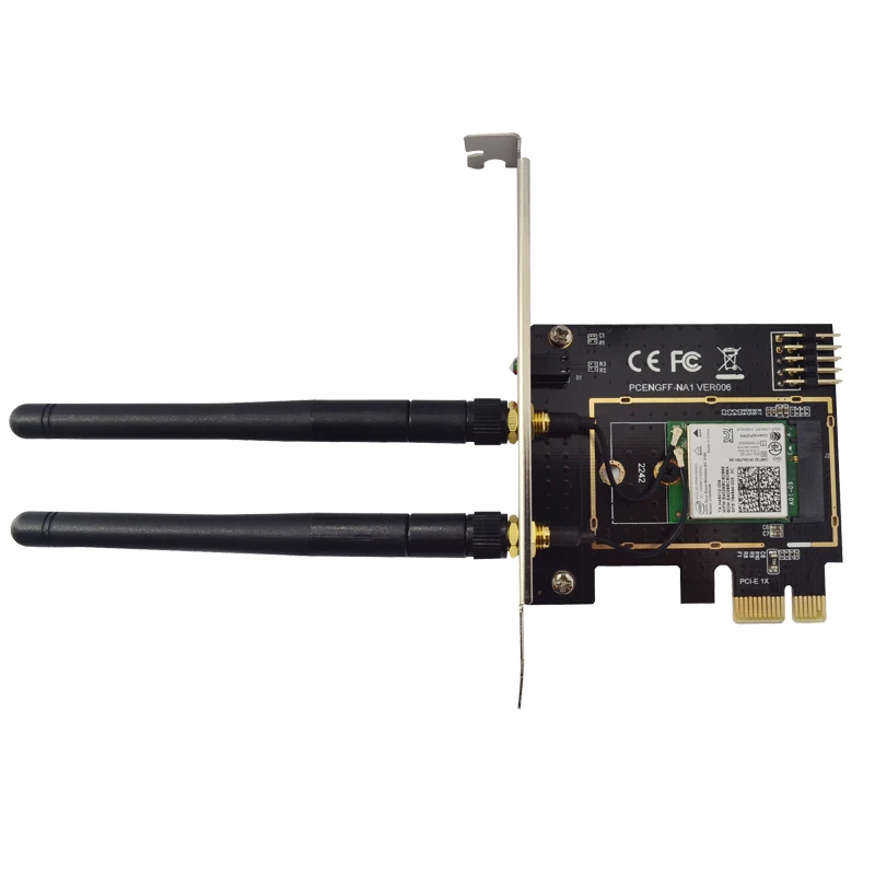 M.2 NGFF Key A A+E to Mini PCI-E Adapter Wireless WiFi Bluetooth Network Card Converter PCI-Express 1X M2 NGFF Support 2230 2242