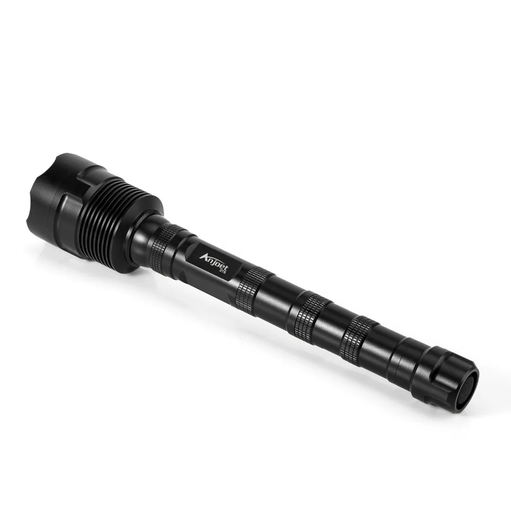 Anjoet 6000Lm chasse puissante 3xT6 LED lampe de poche tactique 18650 lanterne torche Llight + batterie + chargeur + interrupteur à distance + support pistolet