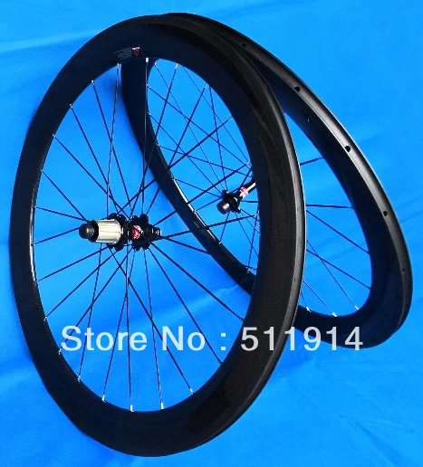 

Full Carbon Road Bike Clincher Wheelset 700C - 88mm (Holes: 20, 24)