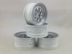 4pcs 1/10 Touring&Drift Wheel Rim  M8S  (Painting Silver) 3mm offset  fits for 1:10 Touring&Drift Car 1/10 Rim