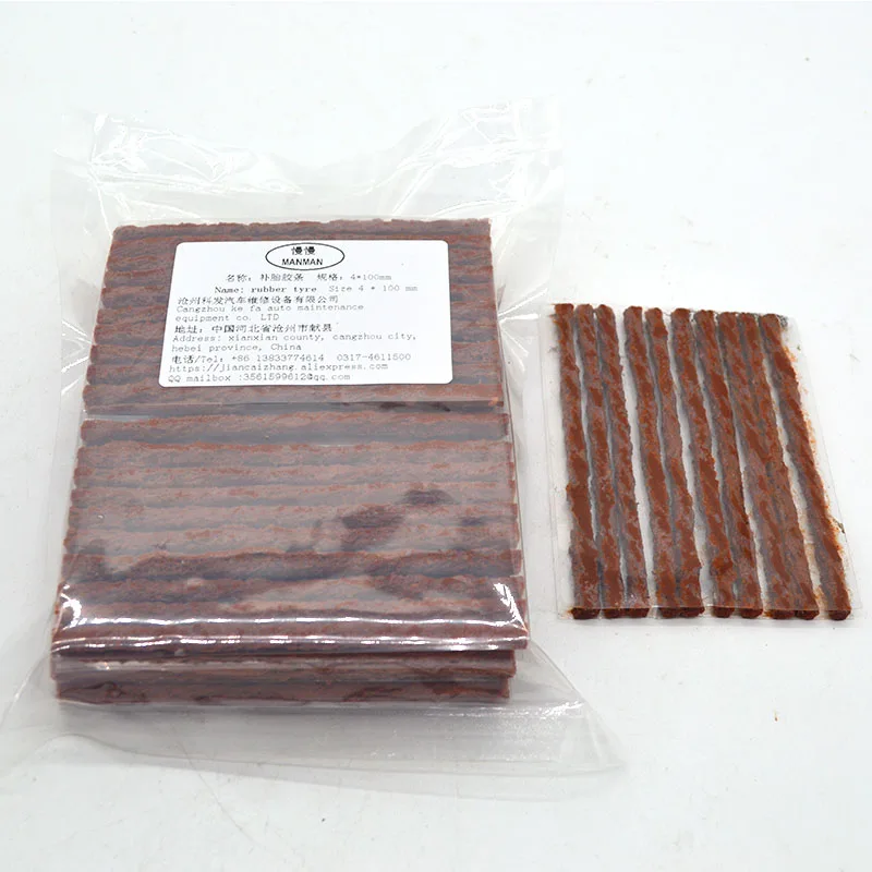 Tyre Repairing Rubber Strips Tire Repair Tools Rubber Strips Car, Motorcycle, Bicycle, No Tubeless Tire Repair