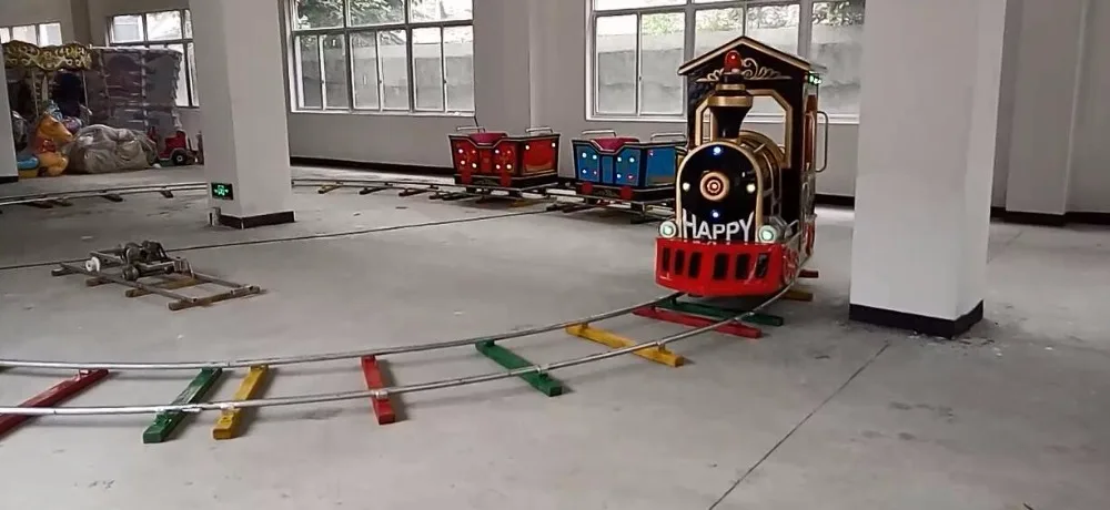 Exported to Chile China Best Price Kid's Electric Train Electric Playground HZ-CF002