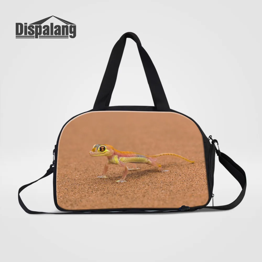 

Dispalang Brand Luggage Bag Large Capacity Men Travel Duffle Bags Tote Lizard Print Weekend Crossbody Bag Travel Shoulder Bags