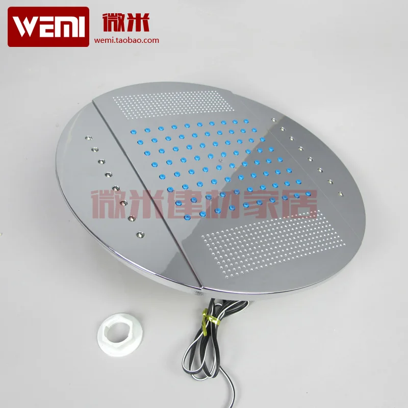 Top spray shower cabin shower belt led lamp lighting with light shower whole 10 25cm