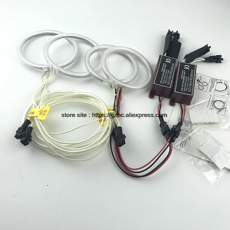 For Ford Focus II Mk2 2004 2005 2006 2007 2008 Ultra Bright Day Light DRL CCFL Angel Eyes Demon Eyes Kit Warm White  Ring