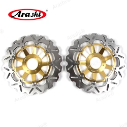 ARASHI Front Brake Rotors Disc For HONDA CBR XX 1100 1999 - 2007 CBR1100 2000 2001 2002 2003 2004 2005CBR1100XX CNC Disks Brake