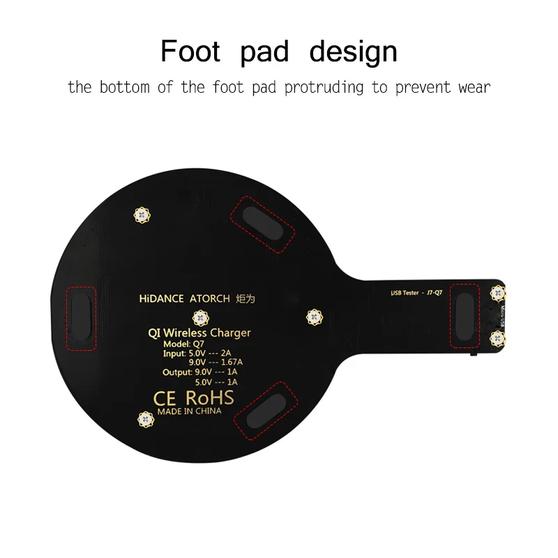 Imagem -06 - Atorch qi Carregador sem Fio do Telefone Móvel Tester para Iphone x Plus Samsung Galaxy s8 s9 s7 Usb Carregador Rápido Lcd Tester Display