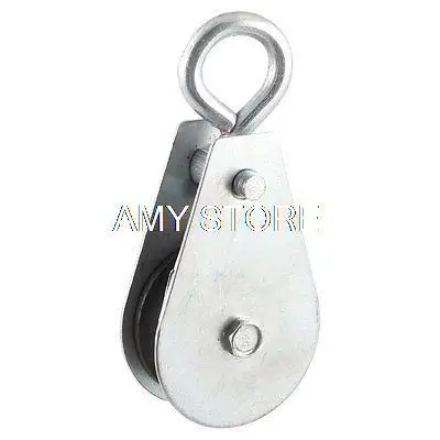 0.03T 0.05T 0.1T 0.2T 0.3T Ton Single Groove Sheave Swivel Hook Eye Rope Pulley Hoist Tool Metallic Lifting Tackle 30kg 100kg