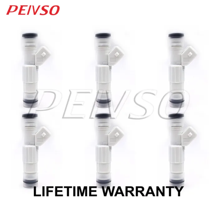 

PEIVSO 6pcs 0280155868 Fuel Injector For PONTIAC BONNEVILLE 1998~2002 GRAND PRIX GTP 1998~2003 V6 3.8L