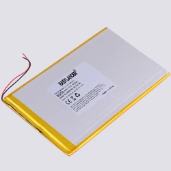 3.7 V 8000mAh 33100160 3599160 universal Rechargeable Lithium Li-ion Polymer batteries for Tablet Pc Batteries