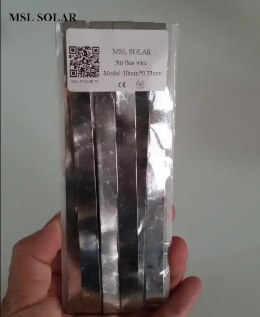 سلك لحام نحاسي مطلي ، لوح شمسي ، سلك قضيب حافلة ، موصل خلايا شمسية 3 أمتار ، 8 x من من من من من من الولايات المتحدة #1