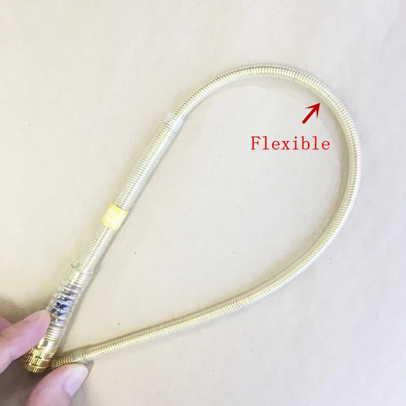 Golden Long Whip Flexible UV dual band Sma Male High Gain antenna for Yaesu Vertex Wouxun KG-UV8D 9D Linton etc walkie talkie