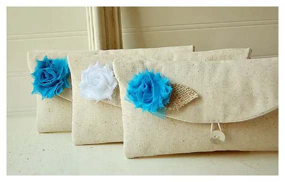 

set of 8 lace wedding shabby chic Bride bridemaid clutch Purses makeup toiletry kits Gift Make Up Bags choose your flower color