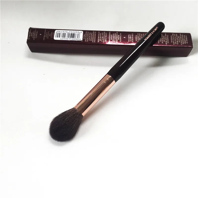 CT-Series Powder & Sculpt Brush -Squirrel Hair & Goat Hair Mix Soft Highlighter Sculpting Brush - Makeup Blender Tool