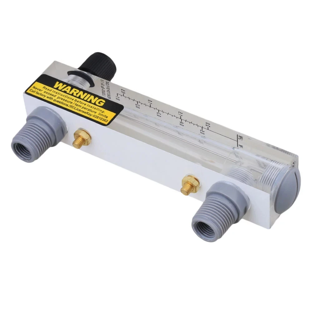 LZM-15T Adjustable Panel Type Flowmeter Flow Meter for Liquid 0.5-2LPM