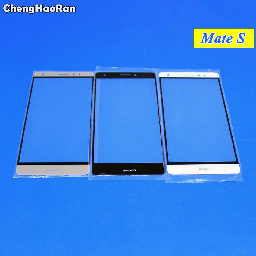 

ChengHaoRan For Huawei Mate S LCD Front Outer Glass Lens High Quality Screen Panal Glass Lens Cover Replacement Parts