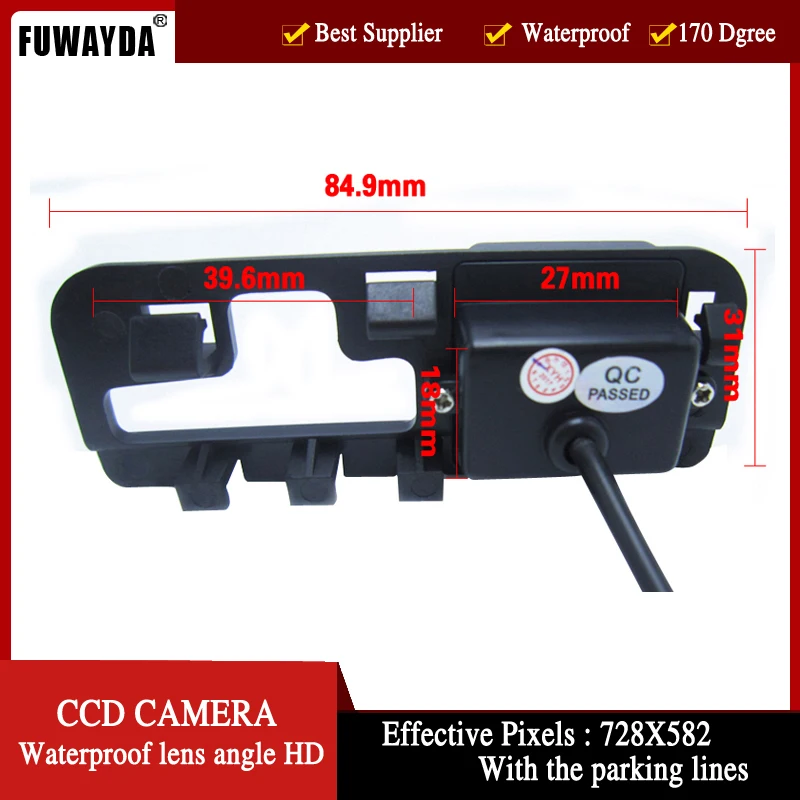 FUWAYDA Wrieless Night Vision Auto video RearView Camera Car Reverse HD with Mirror Monitor FOR Honda CCD 2006 2007 2008 2009