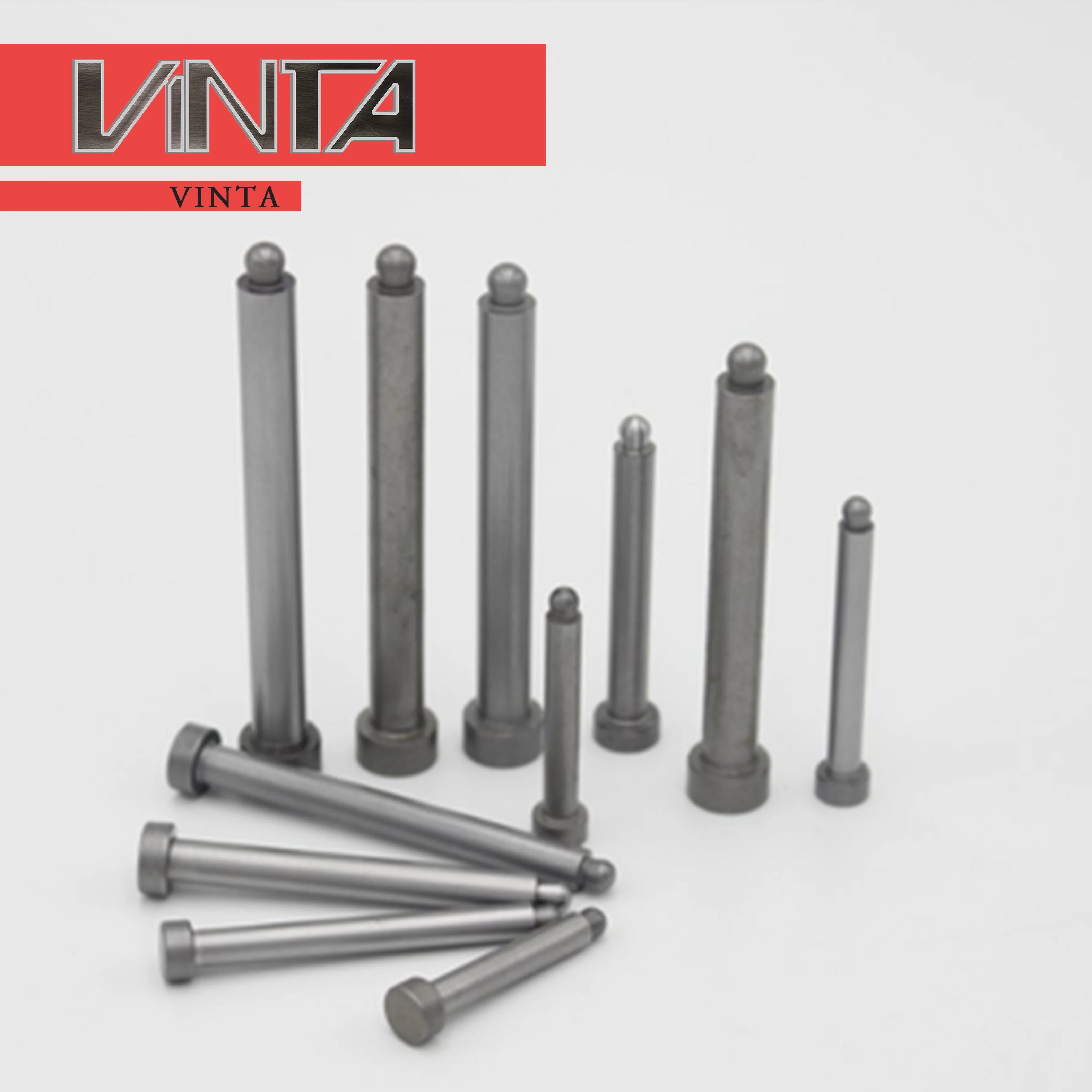 4 pcs/lot CNC 8mm Sprue Puller Mould and Die Drawing Rod with Round Head Mold Accessories Pulling Bar Runner Lock