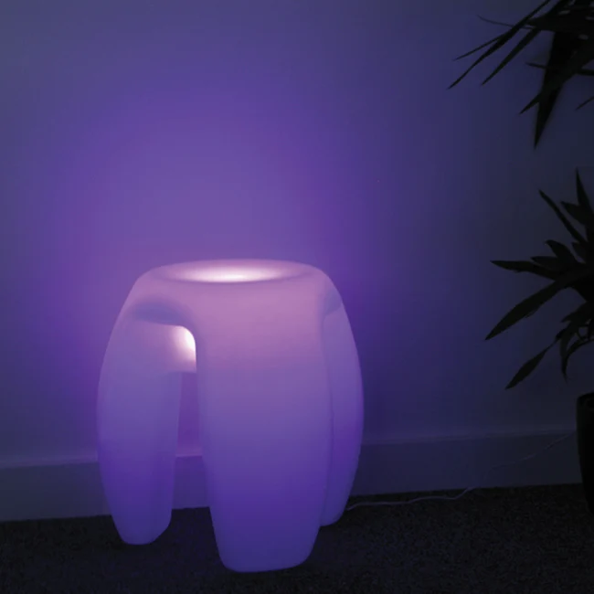 Cube lumineux Rechargeable et étanche, 40cm, 4 pièces/lot, led, télécommande, chaise de bar, livraison gratuite