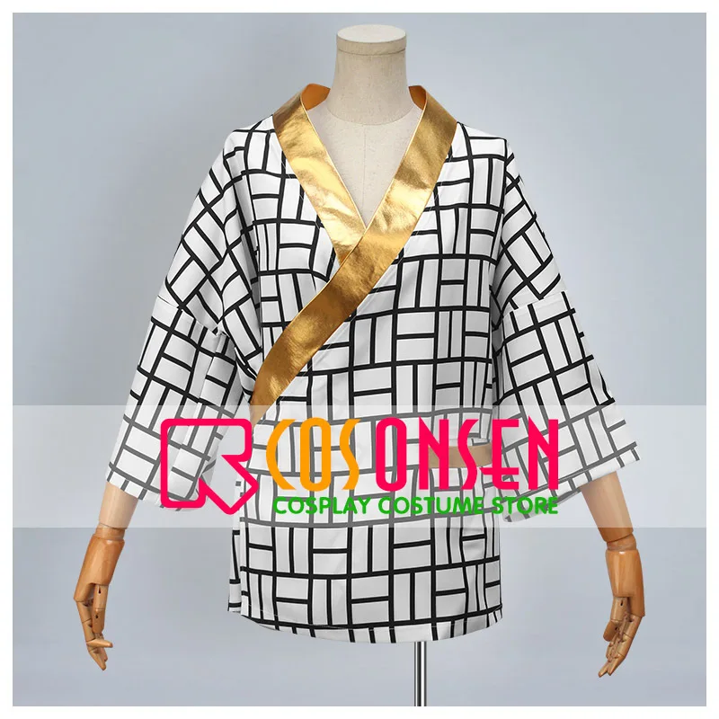 

COSPLAYONSEN Samurai Sentai Shinkenger Genta Umemori/Shinken Gold Cosplay Costume Top Only All Size Custom Made