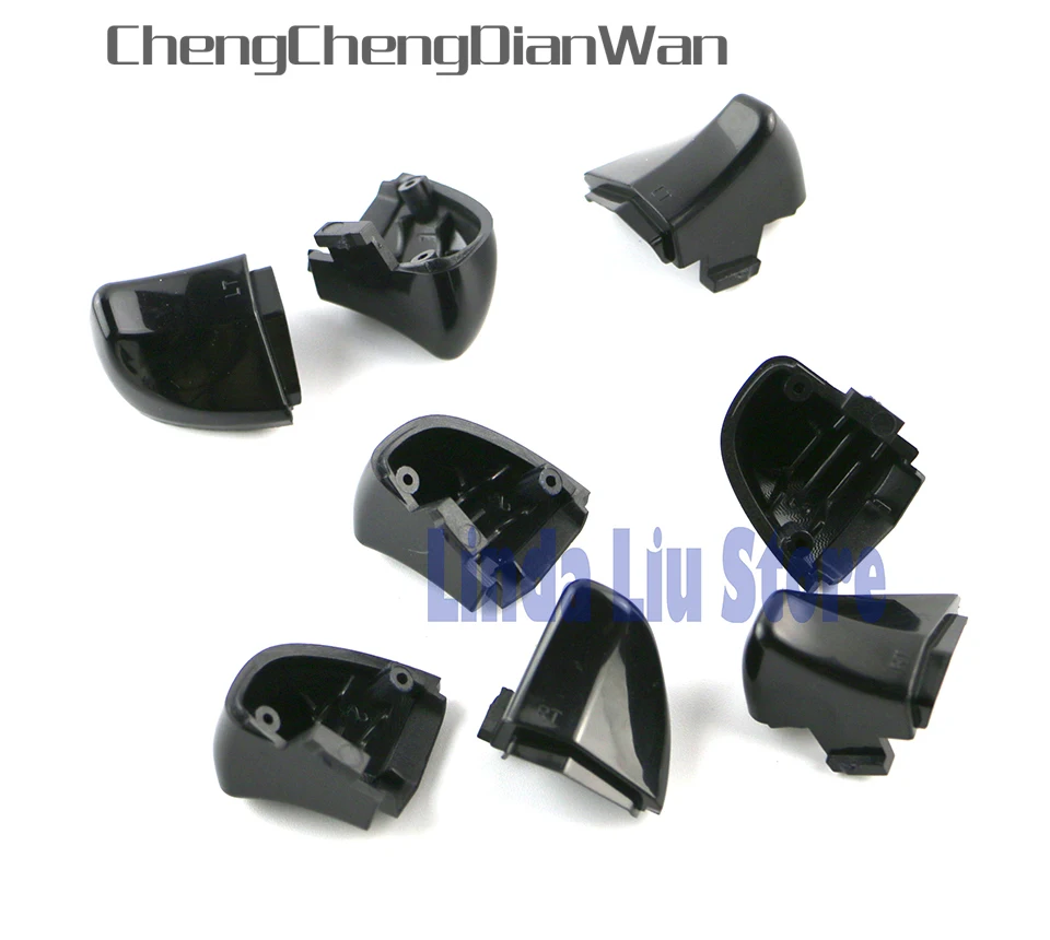 50 قطعة/الوحدة أزرار RTLT سوداء جديدة RT LT على إيقاف أزرار التبديل لوحدة تحكم Xbox One لـ Xbox One