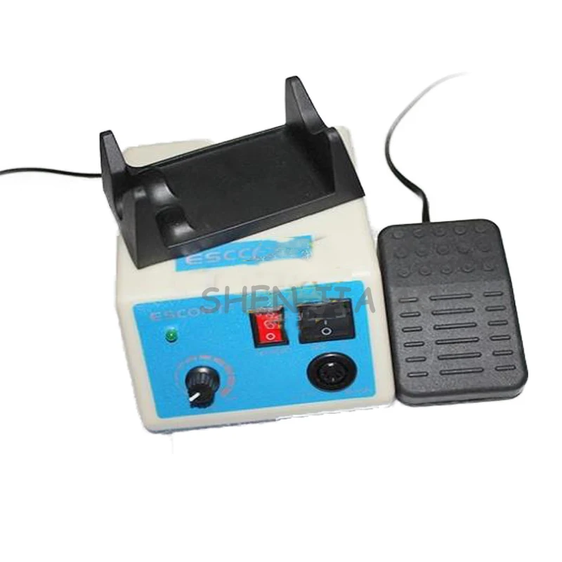 Rectificadora eléctrica en miniatura EIII + H20 mango pulido máquina electrónica de tallado de jade con interruptor de pie 220V 1 ud.