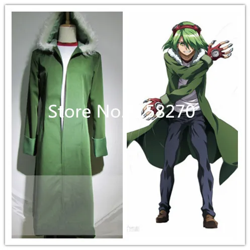 Free Shipping Akame ga Kill! Lubbock Rabakku Cosplay Costume Coat ,shirt ,pants,gloves