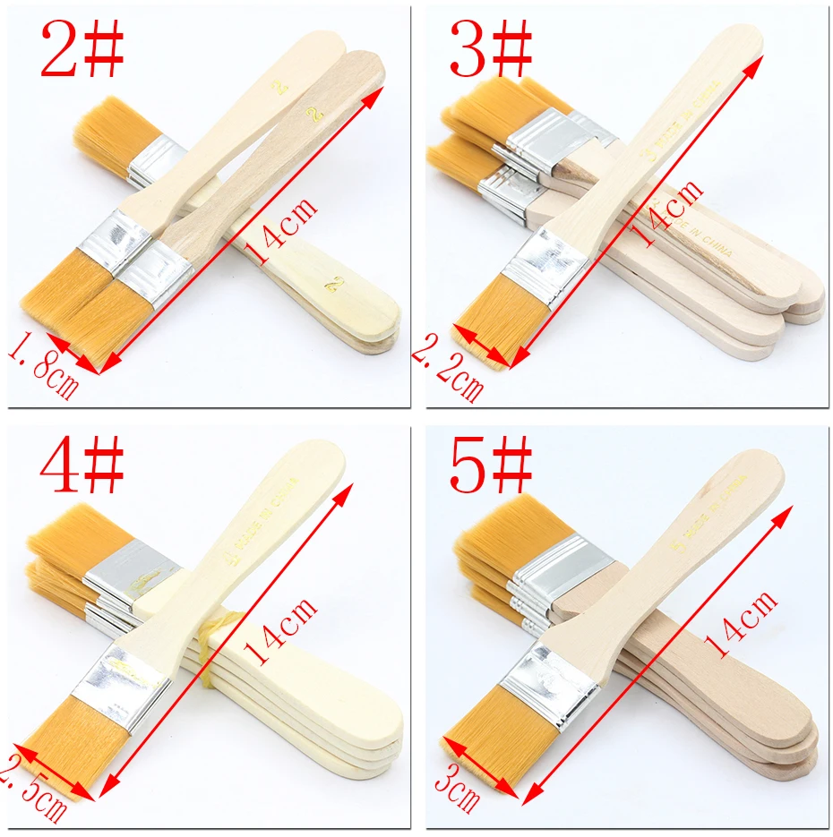 2 ชิ้น/ล็อต 6 #35 มม.สีแปรงทำความสะอาดแปรงทำความสะอาดเครื่องมือสำหรับแผงวงจรซ่อมโทรศัพท์มือถือ