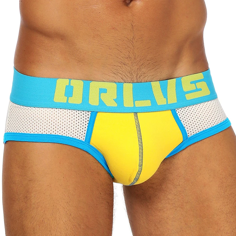 CMENIN Mesh Briefs Men Underwear Cotton Camouflage Gay Men Underpants Cueca Male Panties Lingeries OR155