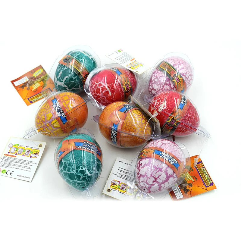 2020 Big Size Colorful Dinosaur Eggs Hatching Growing Dinosaur Baubles Add Water Grow Funny Toys Children Kid Gift Magic Egg toy