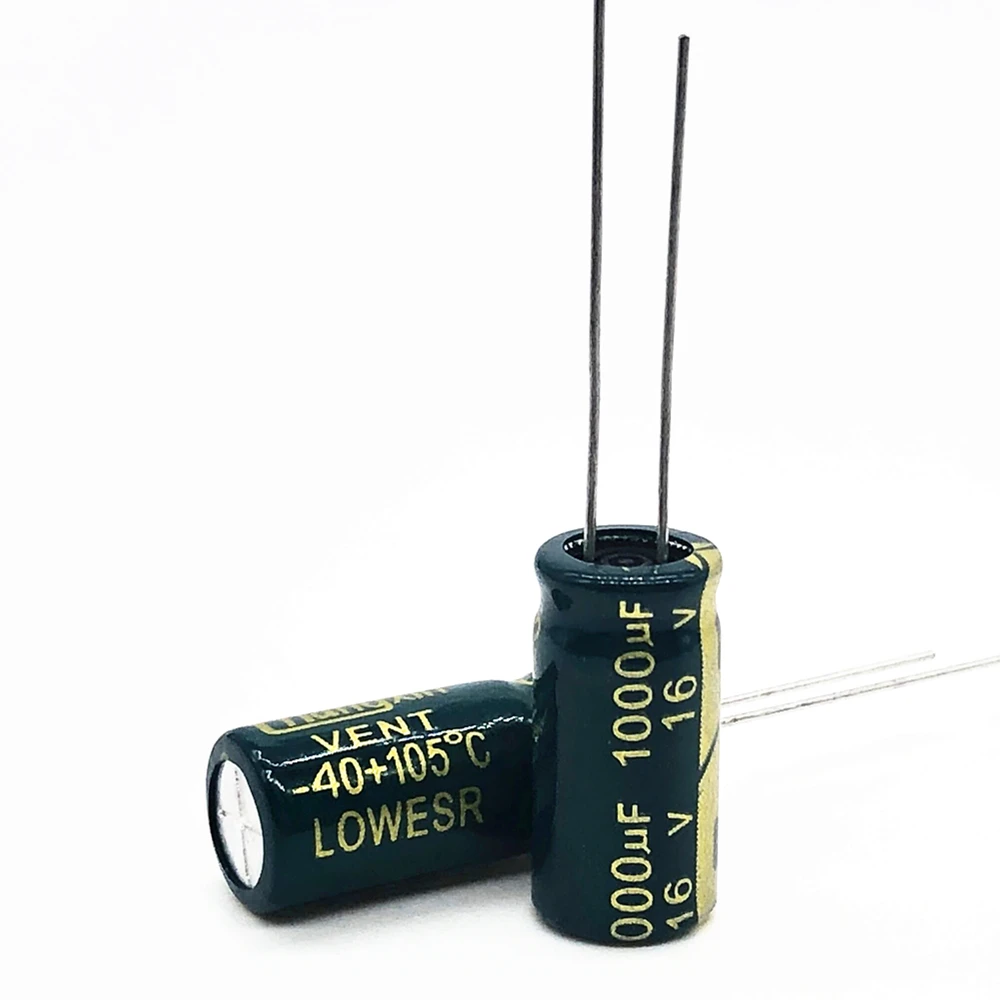 

50pcs/lot 16V 1000UF 8*16 aluminum electrolytic capacitor 1000uf 16v 20%