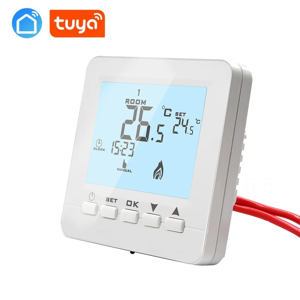 SMART LIFE Programmable WiFi Thermostat Controller Gas Boilers for dry contact Temperature Controller Work With Alexa Google Hom