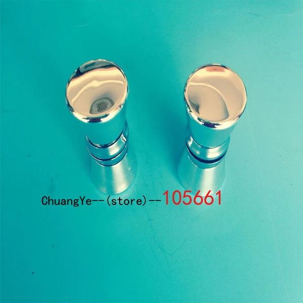 Tắm cửa xử lý/Knob đánh bóng bồn chrome mạ kết thúc Ridged Shaped hiện đại