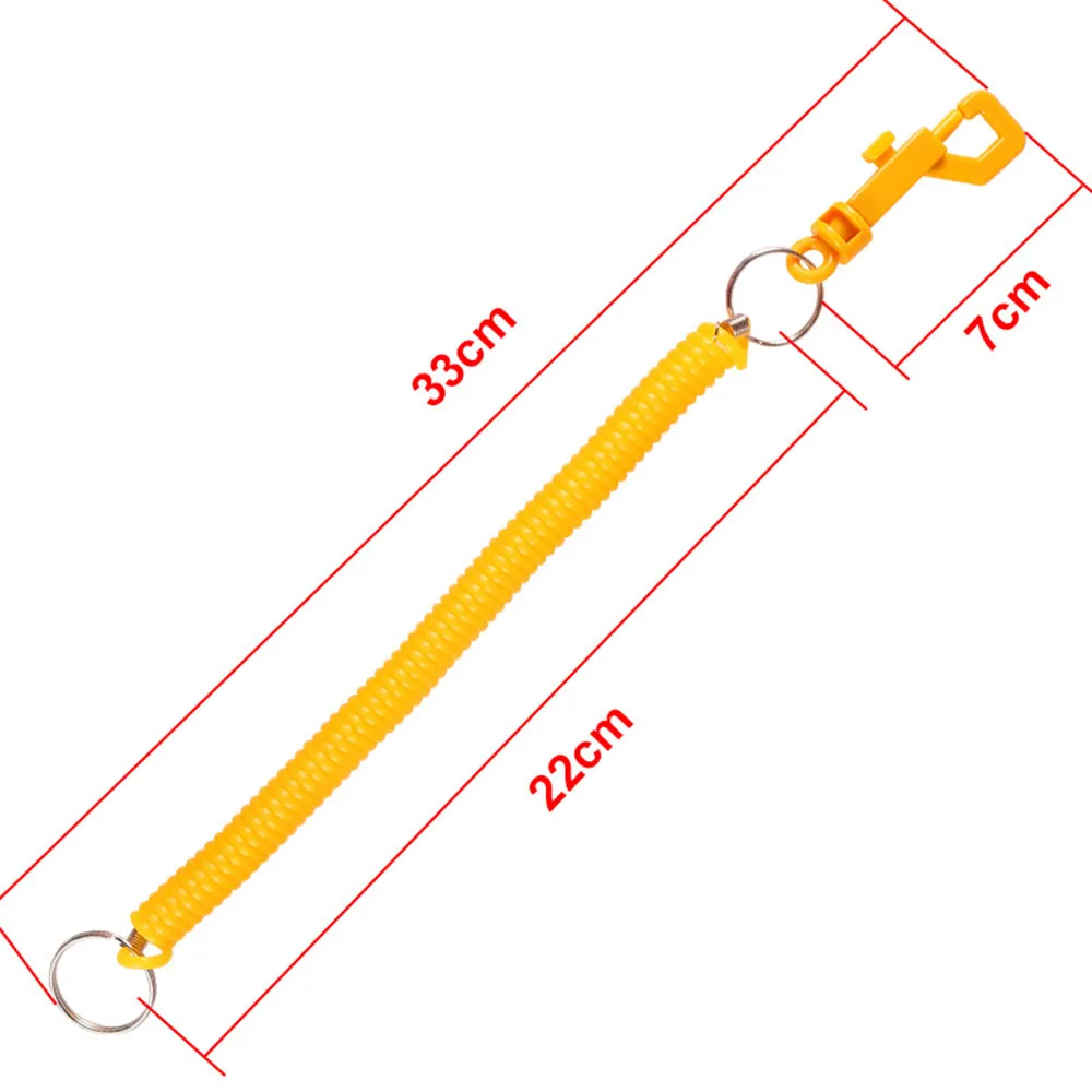 New Colorful Spring Coil Retractable Badge Reel Key Ring ID Name Card Badge Holder for Bus Card Stationery Drop Shipping