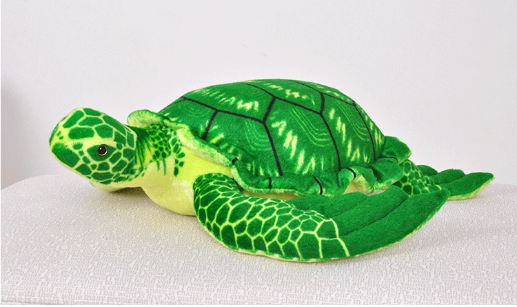 

Marine life simulation turtle plush toy large 55cm soft doll throw pillow toy Christmas gift w0979