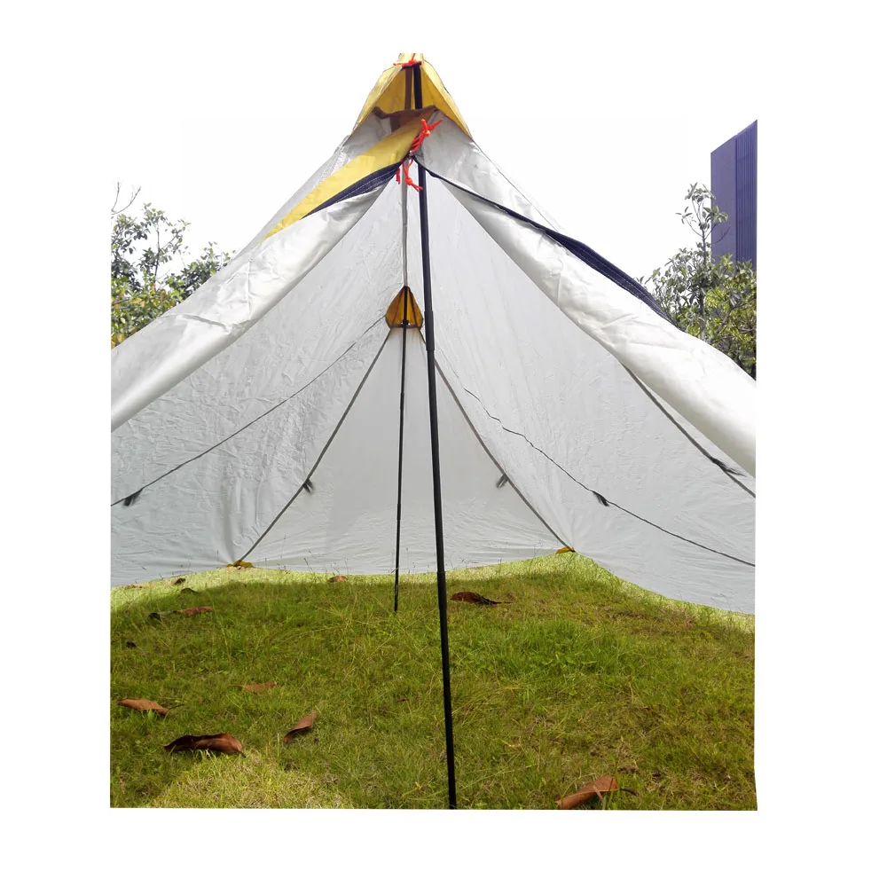 72 Gramm 125 cm 3F Lanshan2 Carbon Fiber Ultralight Pyramid Zelt Double A Zelt Gerade Zeltstange – Detail 11