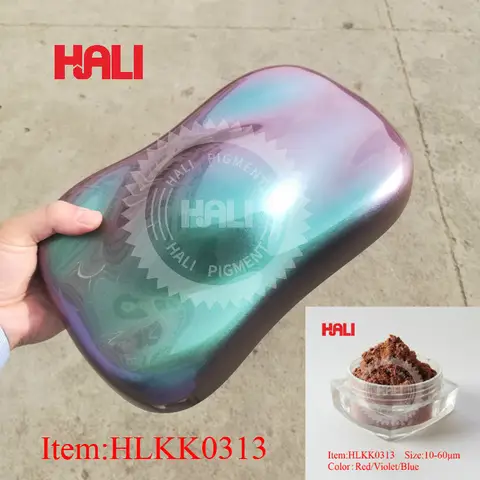 10G HLKK0313 brillo Hali camaleón en polvo pigmento camaleón precioso cromo polvo de uñas espejo polvo uñas arte decoraciones