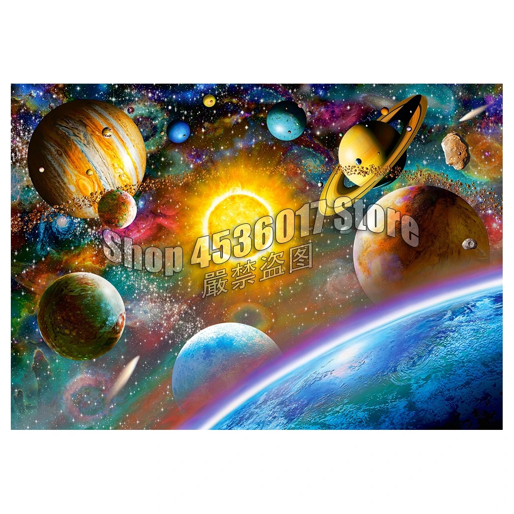 

Outer Space 5D DIY Diamond painting universe landscape Full square Diamond embroidery Cross Stitch Planet Rhinestone Mosaic