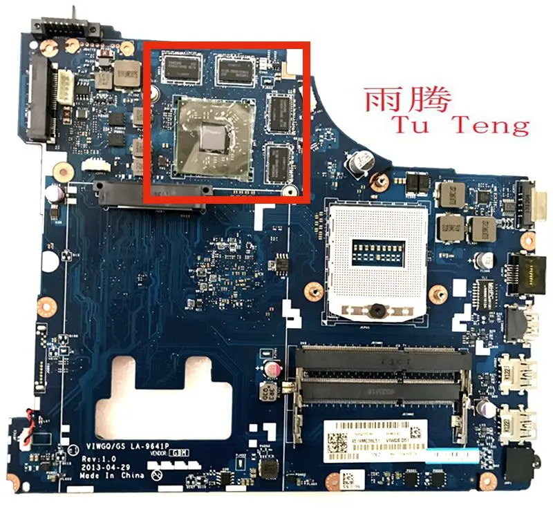 G510 is suitable for lenovo G510 motherboard LA-9641P notebook motherboard 8 video chips 2 GB test original 100% work