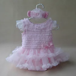 Summer Ruffles Newborn Baby Girl Dress Princess Party Girls Dresses & Headbands Infant Costume