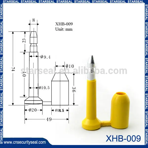 10pcs one box High quality bolts seals mini disposable Lock Meter Seal zhengcheng seal industry security safety guard anti-fake