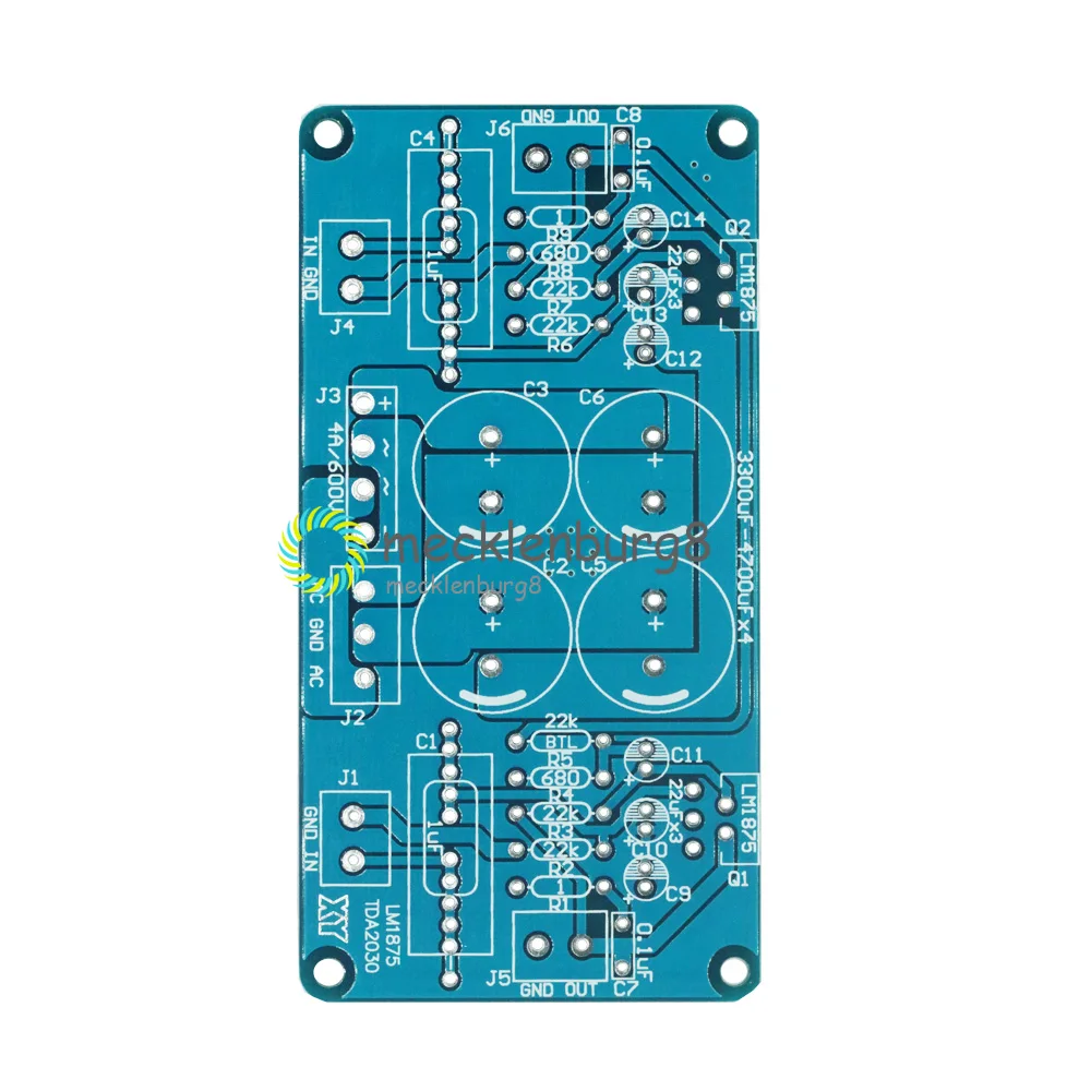 LM675 LM1875T TDA2030 TDA2030A audio printed circuit board power amplifier do-it-yourself board